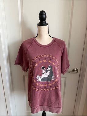 Disney Jungle Book Short Sleeve Large Shirt/Sweatshirt